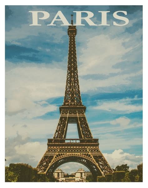 法国巴黎旅行海报 免费图片 Public Domain Pictures