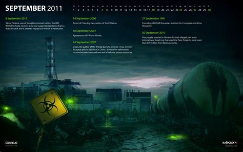 malware calendar wallpaper for september 2011 securelist