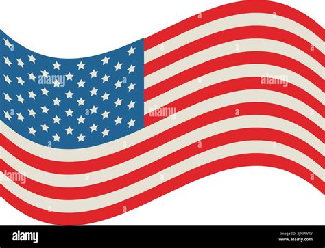 Usa Flag Waving Stock Vector Image And Art Alamy