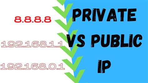 public vs private ip addresses what is the difference youtube