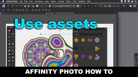 Affinity Photo Assets Store Resources For Future Use And Re Use Tutorial Youtube