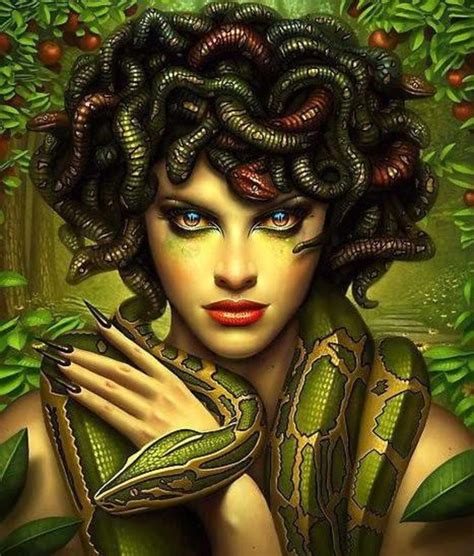 Medusa Before Snake Hair