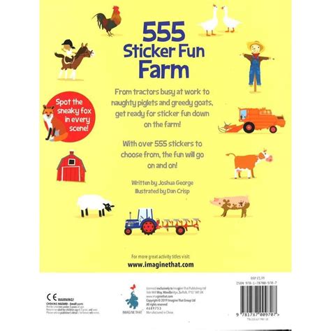 bbw หนังสือ sticker fun 555 farm isbn 9781787009707 bigbadwolfbooks th thaipick