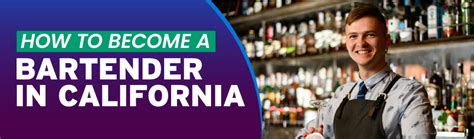 How To Become A Bartender In California Tips