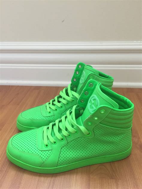 Gucci Neon Green Sneakers Grailed