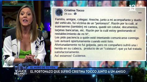 Cristina Tocco Entregó Detalles De Portonazo Del Que Fue Víctima