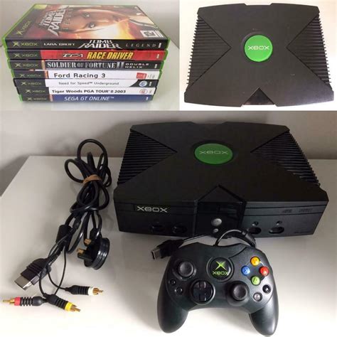 Original Microsoft Xbox Retro Old Games Console With Games