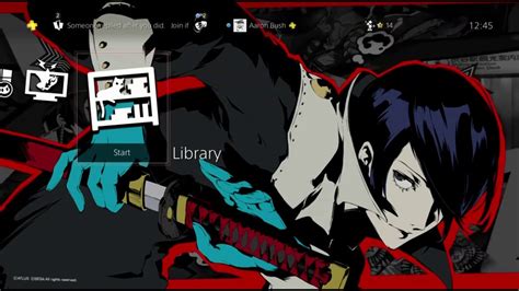 Persona 5 Yusuke Special Free Ps4 Theme Youtube