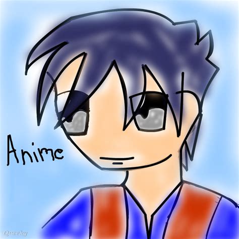 Anime Boy ← An Anime Speedpaint Drawing By Cheetah007 Queeky Draw