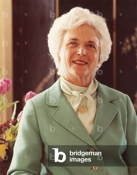 Image Of Barbara Bush Wife Of Vice President George H W Bush 1985