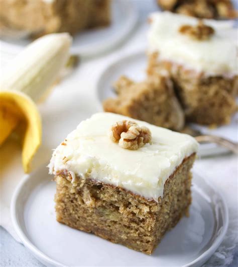 The Best Banana Cake Recipe With Cream Cheese Frosting