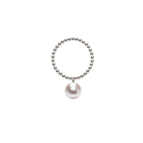 Ora Pearls Orb Ring White Pearl