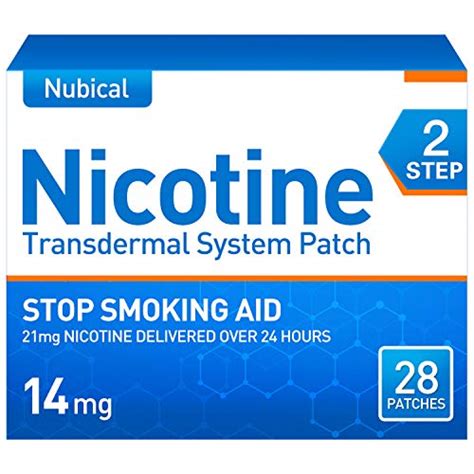 Nubical Nicotine Patches Step 2 To Quit Smokingstop Smoking Aid That