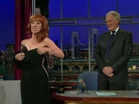 Kathy Griffin Strips For David Letterman