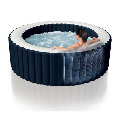 Intex 6 Person 170 Jet Round Inflatable Hot Tub In The Hot Tubs And Spas