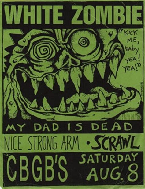 Flyer Department In 2020 White Zombie Music Poster Music Concert