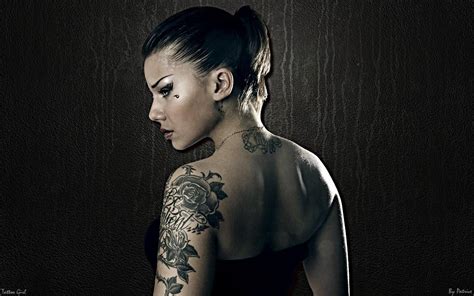 Free Download Tattoo Girl Tattoo Girl Wallpaper 1280x800 For Your