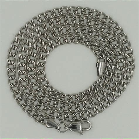 Stainless Steel Curb Chain For Men 20 24 30 Inches 5 Mm Wide