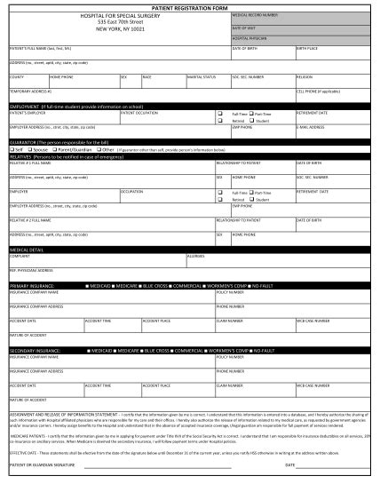 13 New Patient Forms Templates Free To Edit Download And Print Cocodoc