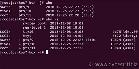 How To Show Current Logged In Users In Linux Nixcraft