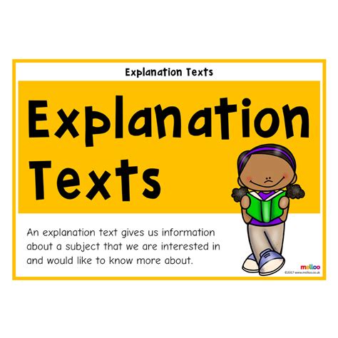 Teach Your Class The Key Points Of An Explanation Text With This Eye
