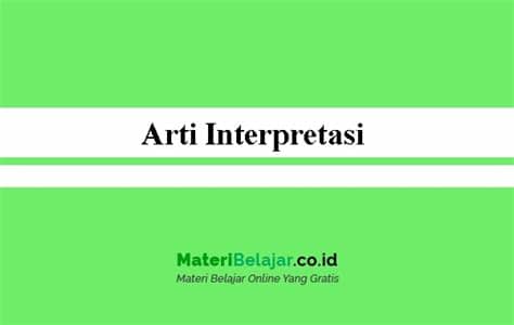 Pabrik dapat dikenali dengan bentuknya yang serba lurus dan ukurannya bayangan juga merupakan salah satu unsur interpretasi citra yang penting. Arti Interpretasi Dalam Bahasa Indonesia, Pengertian, Tujuan