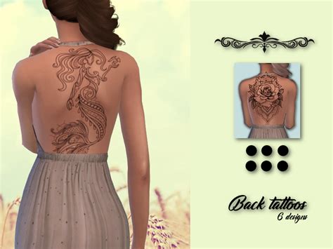 The Sims Resource Imf Back Tattoos