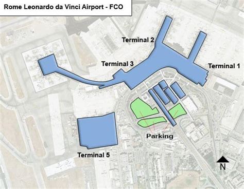 Rome Fco Airport Map Rome Airport Terminal Map Lazio Italy