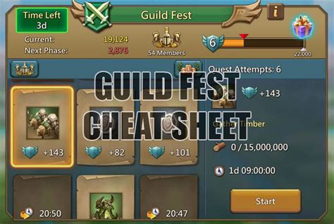In lords mobile, there are four basic kinds of accounts. Lords Mobile Guild Fest Cheat Sheet - Lords Mobile Guides