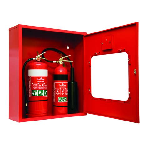 The universal stands are best suited for landscape and upright designs also. Double Fire Extinguisher Cabinet Metal - Heavy Duty