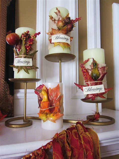 20 Decorative Diy Thanksgiving Candles