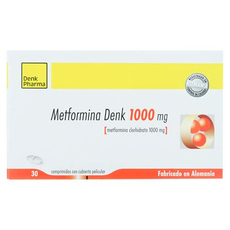 Comprar Metformina Denk Pharma 1000mg X30 Tableta Walmart Guatemala