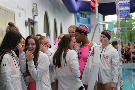 Swim Team Senior Night The Fielder