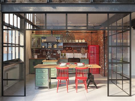 32 Industrial Style Kitchens That Will Make You Fall In Love