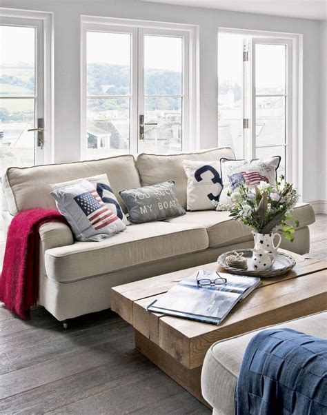 Create Smart New England Coastal Style In Your Living Room