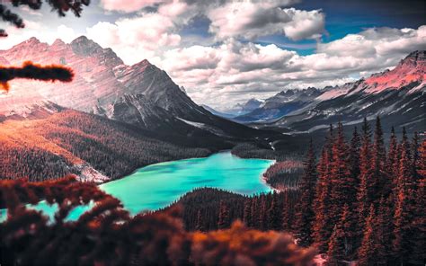 4k Mountain Forest Lake Wallpaper Scenic Wallpaper Scenic Photos