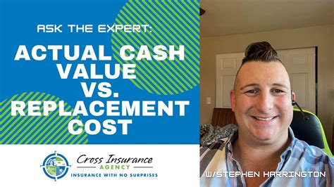 Understanding Your Policy Actual Cash Value Vs Replacement Cost Youtube