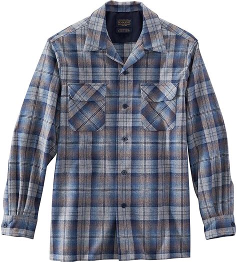 Pendleton Mens Long Sleeve Classic Fit Board Wool Shirt Ebay