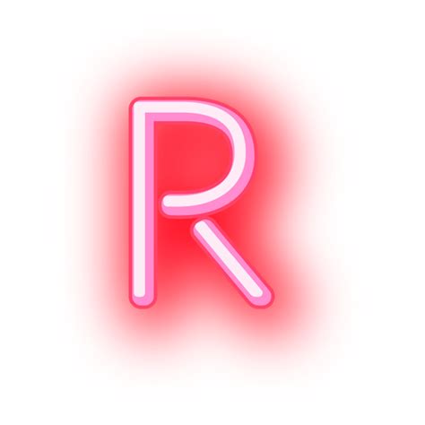 Pin By منوعات صوفيhd On فيكات Lettering Letter R Neon Png