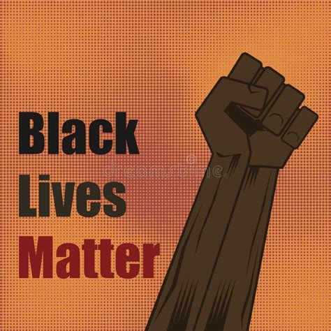 Human Hand With A Clenched Fist For Web Poster Banner Black Lives Matter Editorial Photography