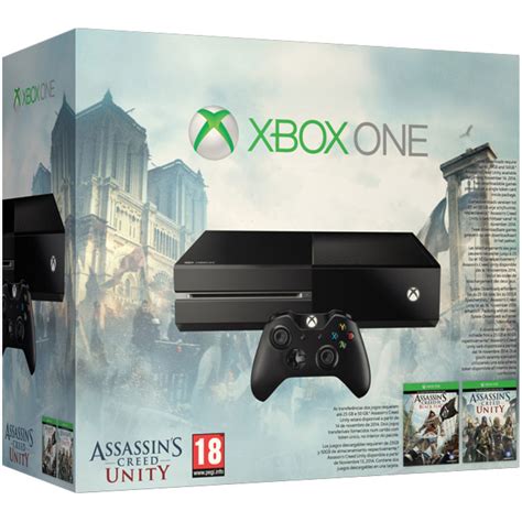 Xbox One Console Includes Assassins Creed Unity And Assassins Creed