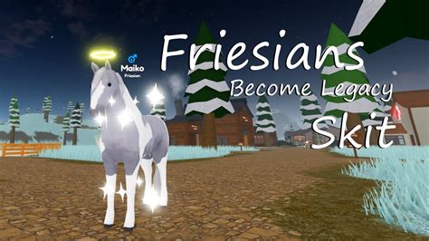 Friesians Become Legacy Wild Horse Islands Skit Youtube