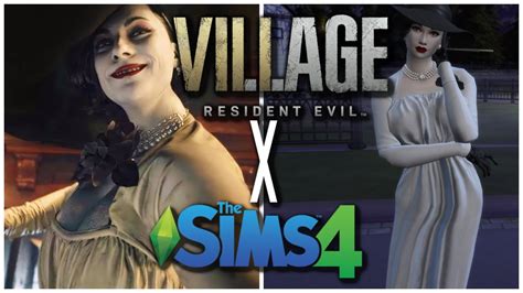 The Sims 4 Cas Challenge Making Lady Dimitrescu Resident Evil 8