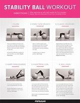 Photos of Workout Exercises With Ball