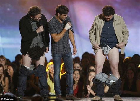 Seth Rogen And Danny Mcbride Drop Their Trousers To Reveal Some Very Strange Underwear At Mtv