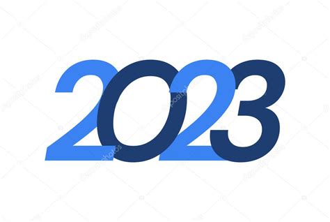 Número De Diseño De Imagen Logotipos 2023 Feliz Año Nuevo 2023 Diseño
