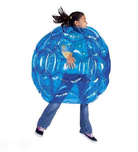 Blue Bbop Buddy Bumper Ball Inflatable Blow Up Giant Wearable Body Bubble Zorb Soccer Suit