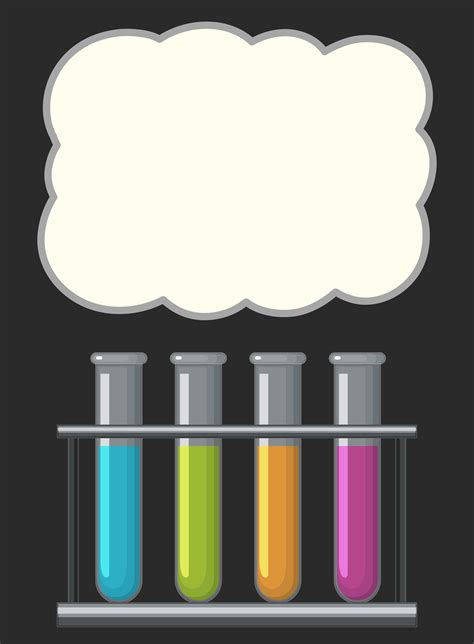 Border Design With Science Beakers 445554 Vector Art At Vecteezy