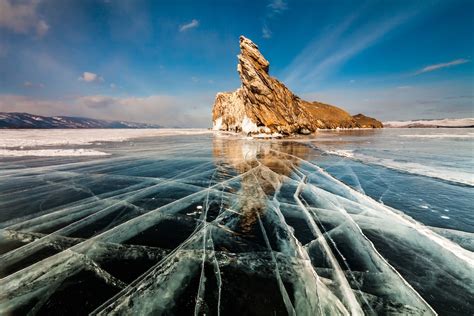 Worlds Oldest Lake Transforms Into Picturesque Winter Wonderland