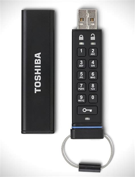 Toshiba Encrypted Usb Flash Drive Requires You Punch In A Real Pin Code